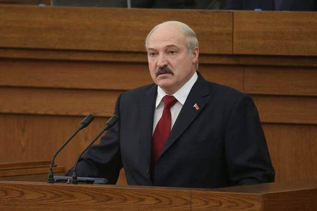 Действующий президент Александр Лукашенко.